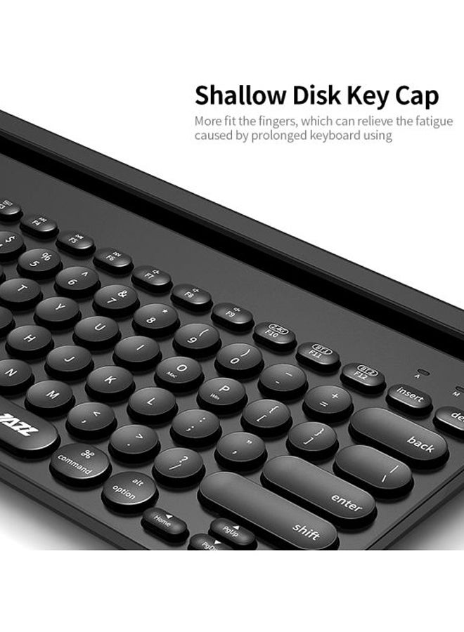 Ajazz Portable Wireless Keyboard Black  - Image 2
