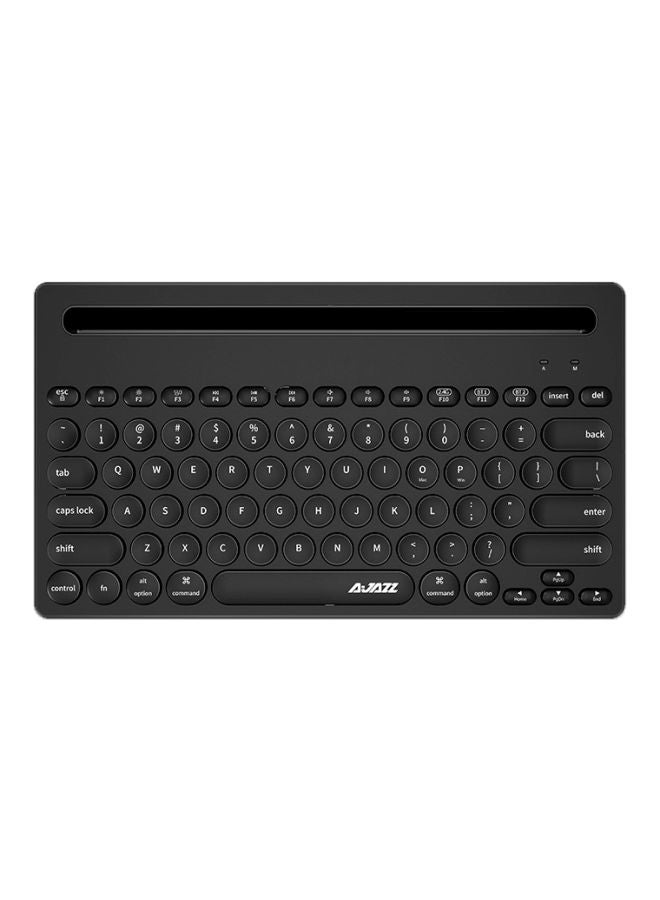 Ajazz Portable Wireless Keyboard Black  - Image 1