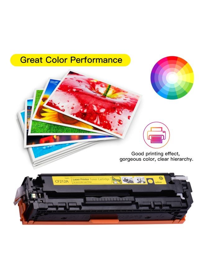 Aibecy Printer Toner Cartridge For HP Laserjet Pro 200/M251/M267 Yellow - Image 2