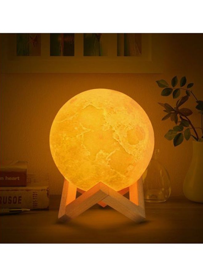 CYTHERIA - 3D Print Moon Lamp With Stand White 8centimeter - Image 1