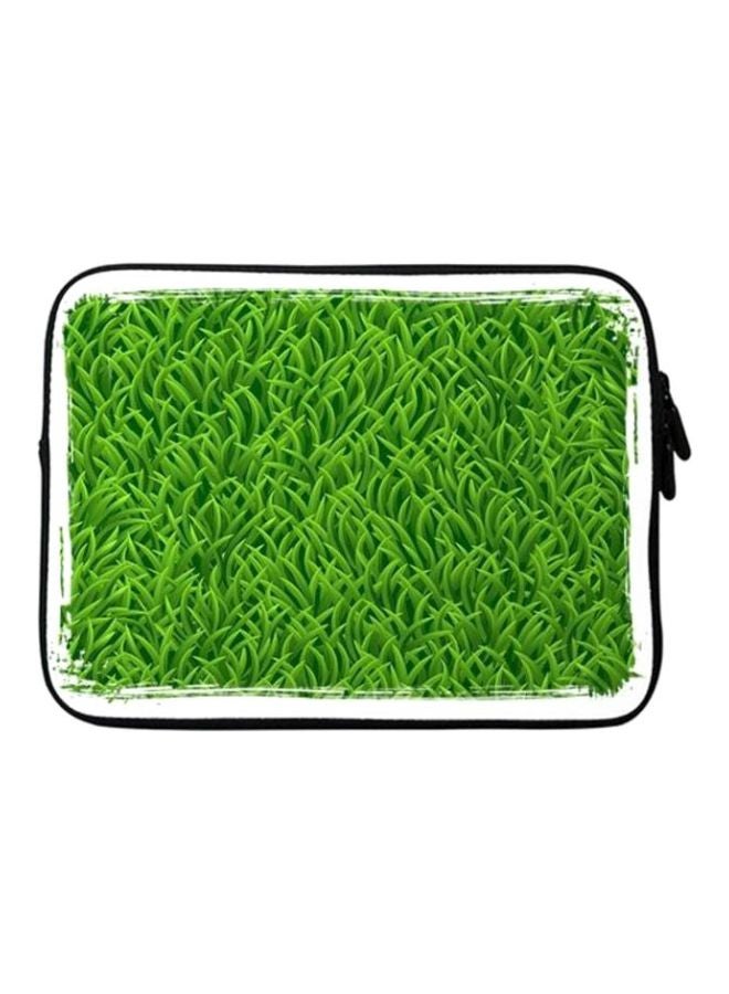 Stylizedd Premium Designer Sleeve With Strap For 15 Inch Laptop Grassy Grass - Image 1