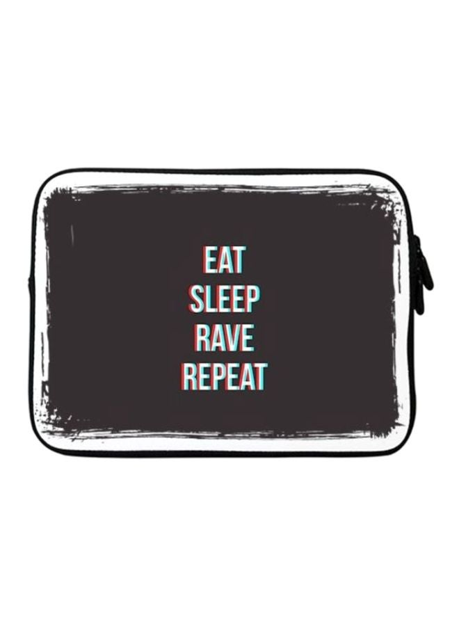 Stylizedd Premium Designer Sleeve With Strap For 15 Inch Laptop Rave routine - Image 1