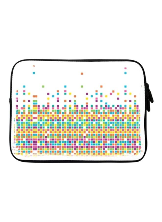 Premium Designer Sleeve With Strap For 11-12 Inch Laptop Falling Tiles