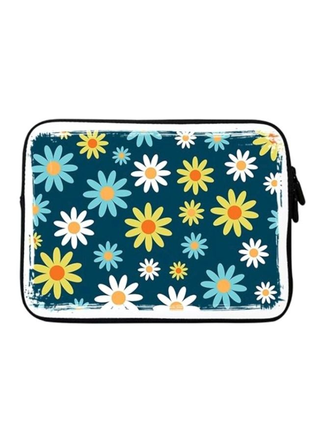 Stylizedd Premium Designer Sleeve With Strap For 15 Inch Laptop Pick a daisy - Image 1