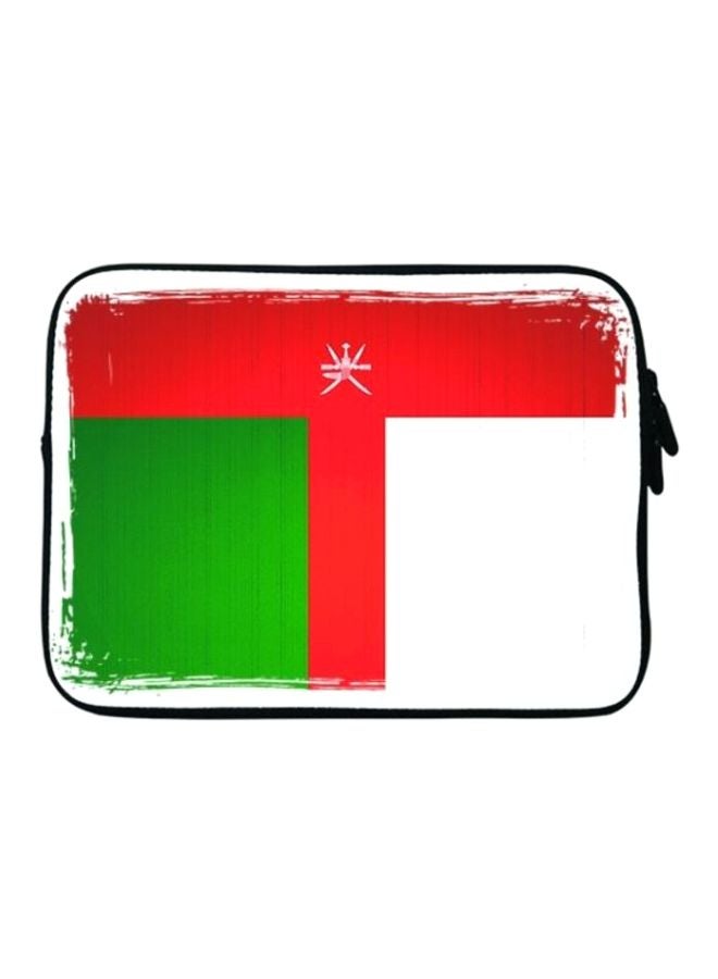 Stylizedd Printed Designer Sleeve With Strap For 15-Inch Laptop Flag of Oman - Image 1