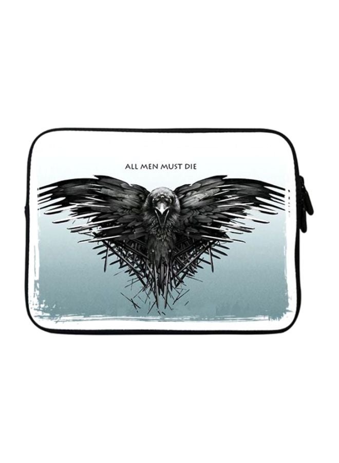 Stylizedd Printed Designer Sleeve With Strap For 15-Inch Laptop GOT All men must die  - Image 1