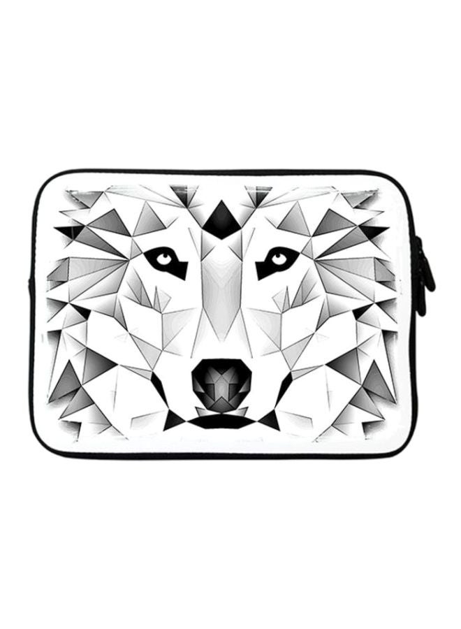 Stylizedd Premium Designer Sleeve With Strap For 15-Inch Laptop Poly Wolf - Image 1