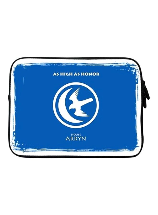 Stylizedd - Printed Designer Sleeve With Strap For 15-Inch Laptops GOT House Arryn - Image 1