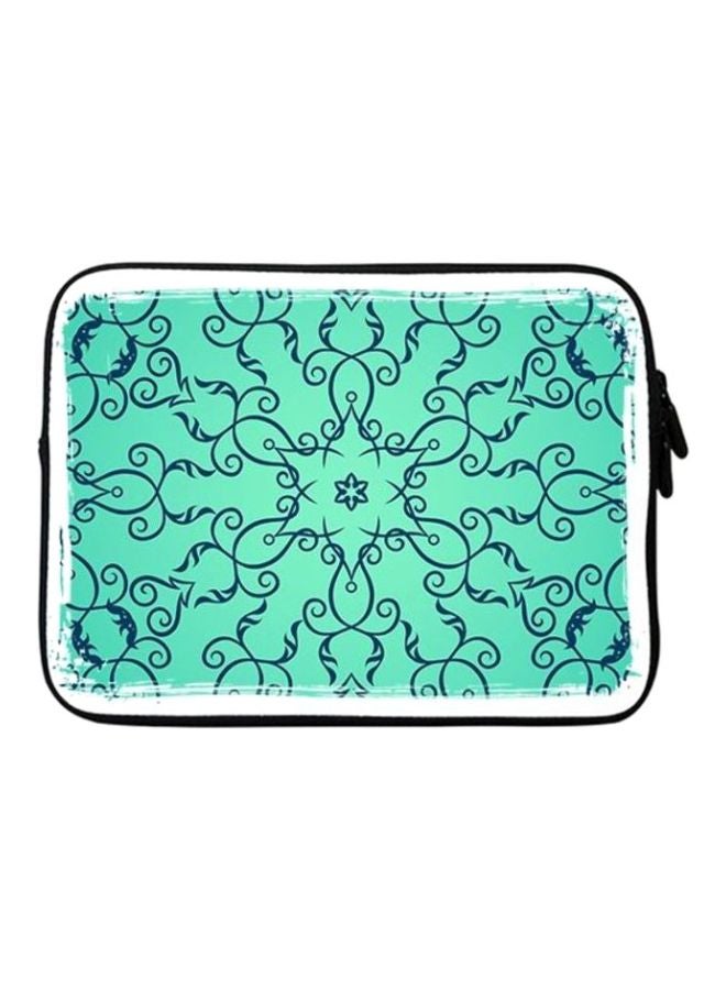 ستايلايزد حافظة بتصميم مزيَّن بطبعة مزوَّدة بحزام لأجهزة اللابتوب مقاس 12 بوصة نجم عربي - Image 1