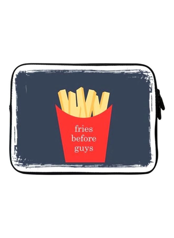 Stylizedd Printed Designer Sleeve With Strap For 12-Inch Laptops Fries Before Guys  - Image 1