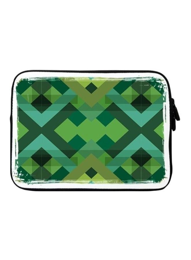 Stylizedd Premium Designer Sleeve With Strap For 15 Inch Laptop Geometric reflections - Image 1