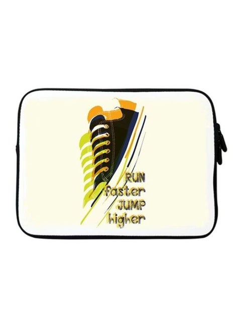 Designer Sleeve With Strap For 15-Inch Laptops Run Faster, Jump Higher