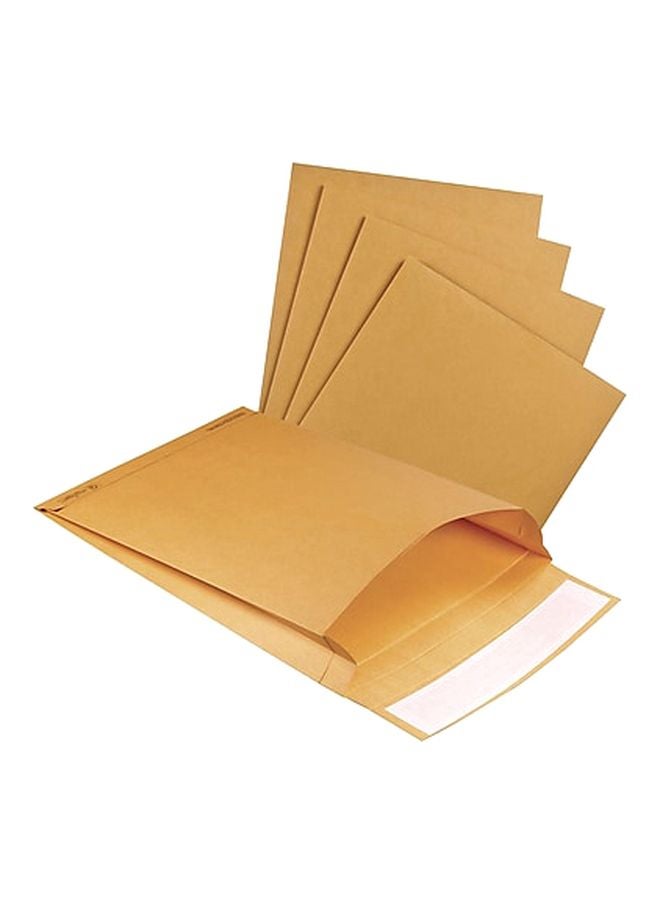 مجموعة ظروف مقاس A4 من 250 قطعة بني - Image 3