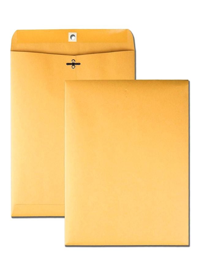 مجموعة ظروف مقاس A4 من 250 قطعة بني - Image 2