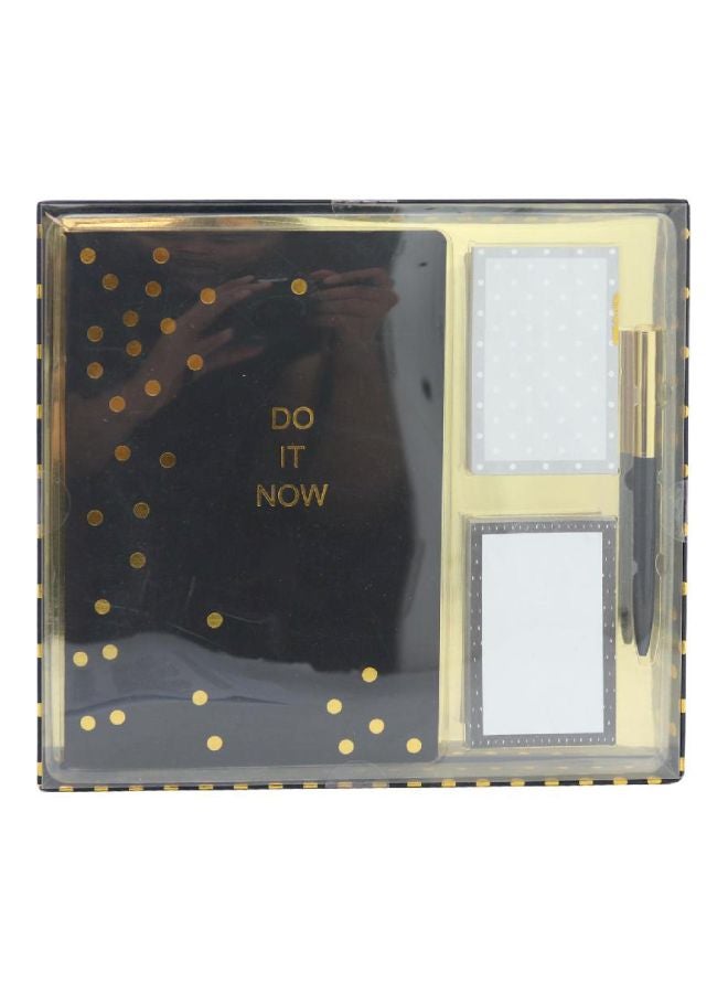 ROCO 30-Sheet Roco Journal Set Black/Gold/White