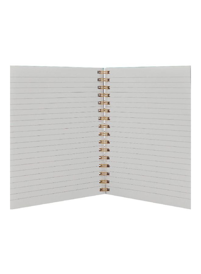 ROCO Discover Printed A5 80-Sheet Single Ruled Notebook Pink/Blue/White - Image 2