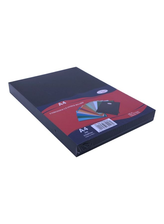 Deluxe - 100-Piece A4 Binding Sheet Card Black - Image 1