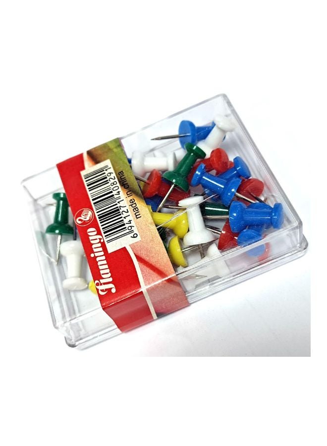30 قطعة من دبابيس التثبيت متعدد الألوان - Image 2
