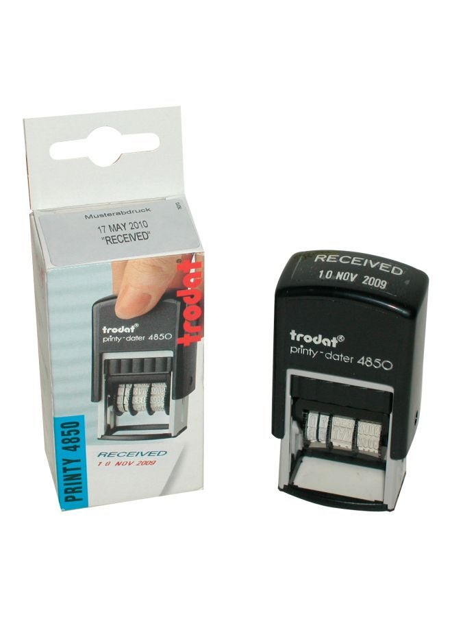 ترودات ختم مطاطي ذاتي التحبير 4850 أسود