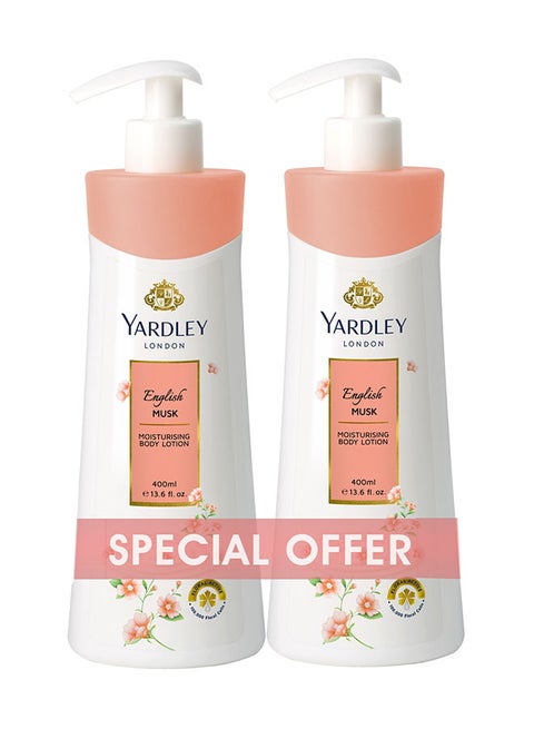 Pack Of 2 Body Lotion English Musk 800ml