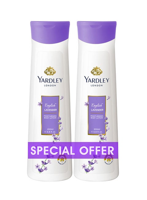 Pack Of 2 Body Lotion English Lavender 200ml