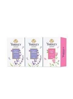 Pack Of 3 Soap English Lavender And Rose 300grams - v1602948397/N41218652A_1