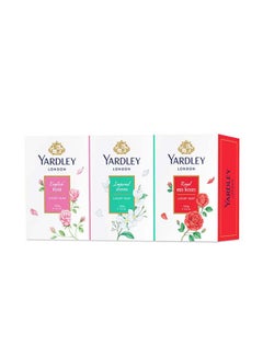 Yardley Pack Of 3 Soap English Rose With Imperial Jasmine 300grams 