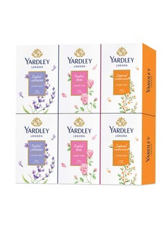 Pack Of 6 Soap English Rose, Lavender And Imperial Sandalwood 600grams - v1602948398/N41218657A_1