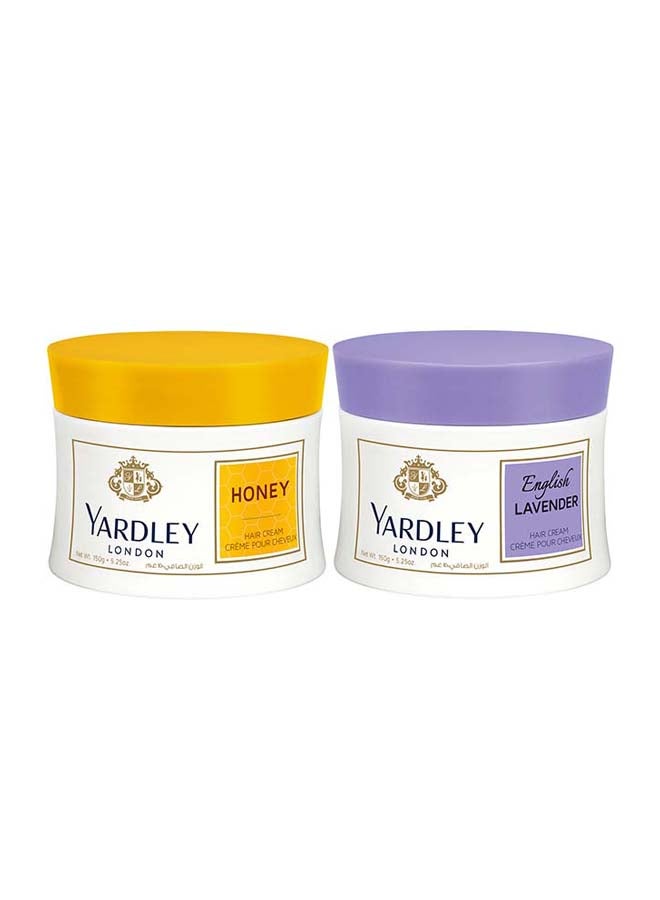 Yardley Hair Cream English Lavender With Honey Pack Of 2 150grams