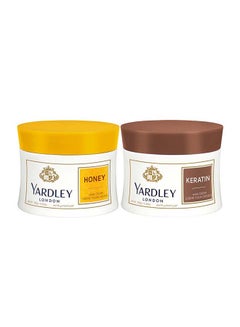 Yardley Pack Of 2 Hair Cream Honey With Keratin 300grams 
