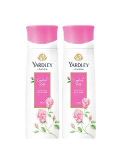 Pack Of 2 English Rose Body Spray 200ml - v1602948414/N41219537A_1