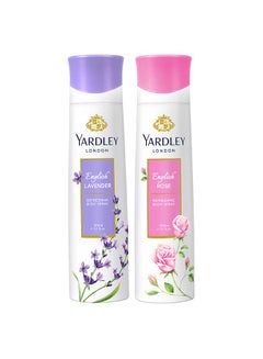 Yardley English Lavender Gift Set (English Lavender 150ml, English Rose 150ml) 