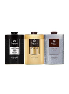 Yardley Gentlemen Classic Twin Body Spray  Gift Set (Gentlemen Classic 150gm, Original 150gm & Arthur 150gm) 