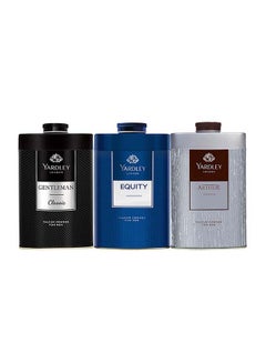 Yardley Gentlemen Classic Twin Body Spray  Gift Set (Gentlemen Classic 150gm, Equity 150gm & Arthur 150gm) 