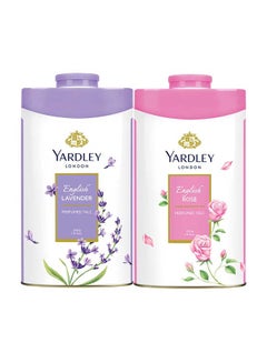 Yardley English Lavender Twin Body Spray Gift Set (English Lavender 250gm, English Rose 250gm) 