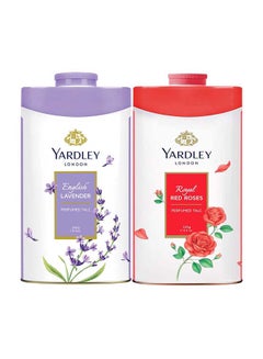 Yardley English Lavender Twin Body Spray Gift Set (English Lavender 250gm, Royal Red Roses 250gm) 
