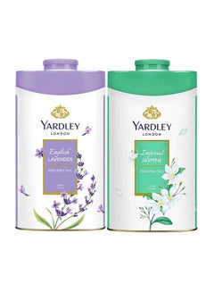 Yardley English Lavender With Imperial Jasmine Perfumed Talc 250g Pack of 2 
