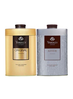 Yardley Original And Arthur Talcum Powder For Men 250g Pack of 2 