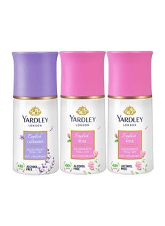Yardley English Rose Twin Body Spray Gift Set (2 x English Rose 150ml, English Lavender 150ml) 