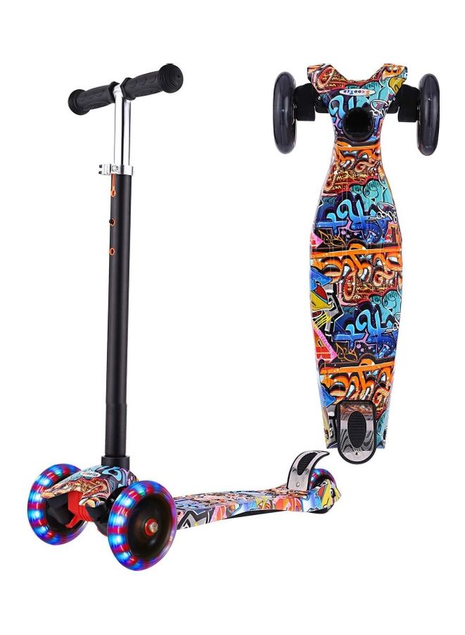 Cool Baby 3 Flash Wheel Child Kick Adjustable Scooter Tricycle 57x23x85cm - Image 2