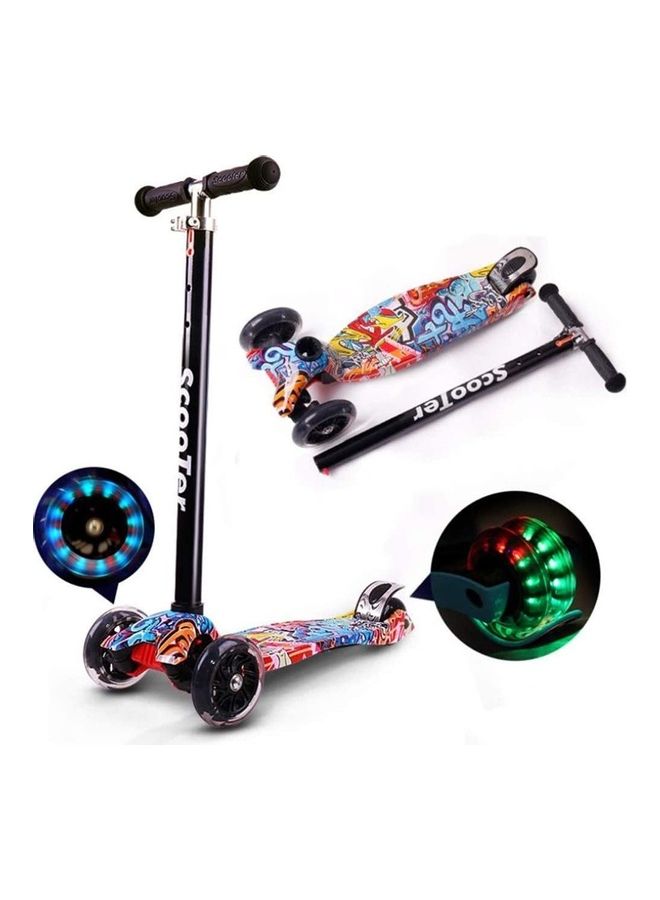 Cool Baby 3 Flash Wheel Child Kick Adjustable Scooter Tricycle 57x23x85cm - Image 1