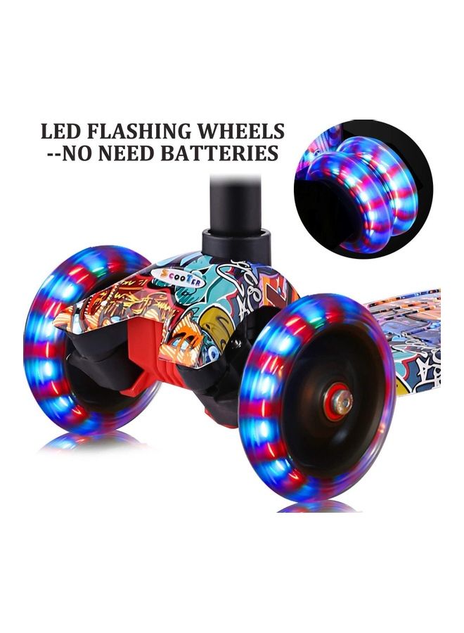 Cool Baby 3 Flash Wheel Child Kick Adjustable Scooter Tricycle 57x23x85cm - Image 4