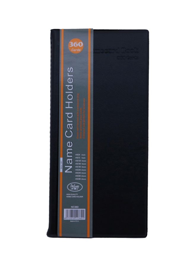 Deluxe Name Card Holders Black - Image 1