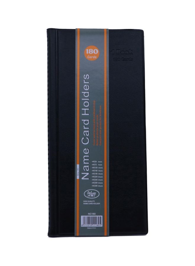 Deluxe Name Card Holders Black - Image 1