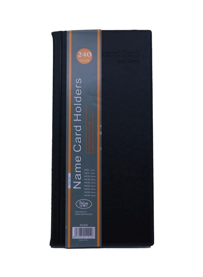 Deluxe Name Card Holders Black - Image 1