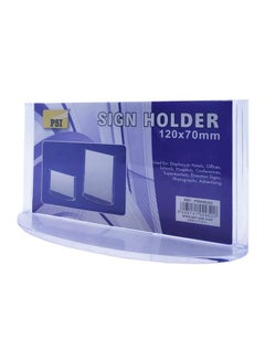 Psi Desk Sign Holder Clear  - Image 2