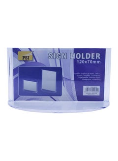 Psi Desk Sign Holder Clear  - Image 1