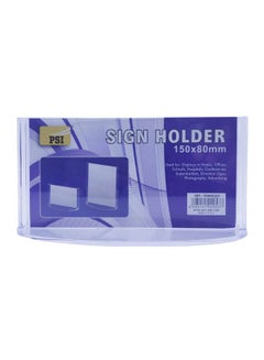 Psi Desk Sign Holder Clear  - Image 1