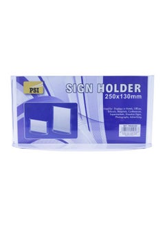 Psi Desk Sign Holder Clear  - Image 1