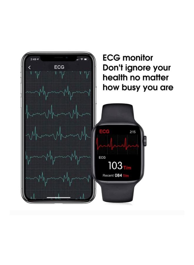 ساعة ذكية سيريز 6 طراز w26 أسود - Image 2